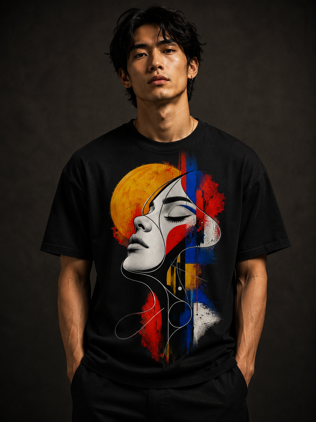 Abstract Graphic T-Shirt