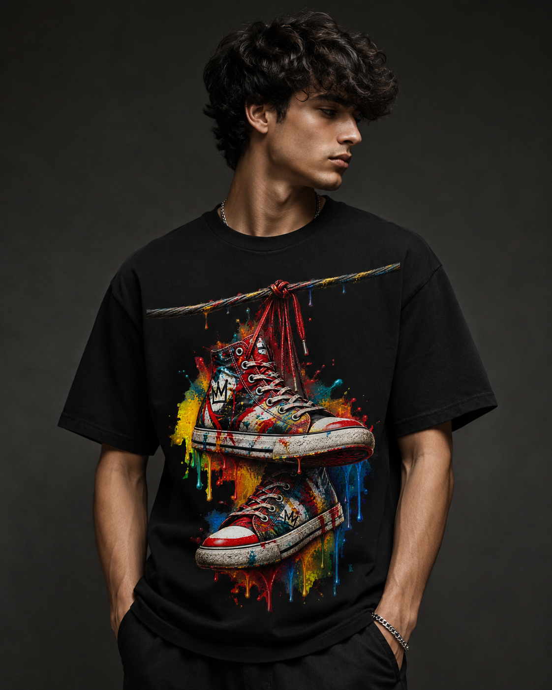 Graffiti Sneakers T-shirt