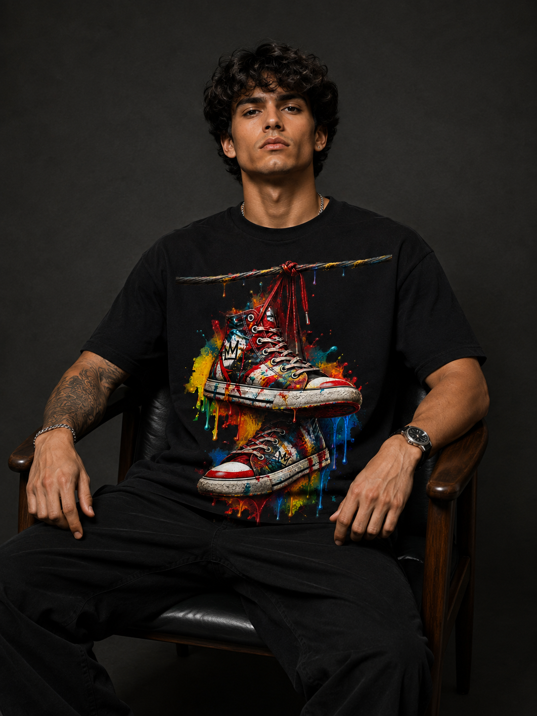 Graffiti Sneakers T-shirt