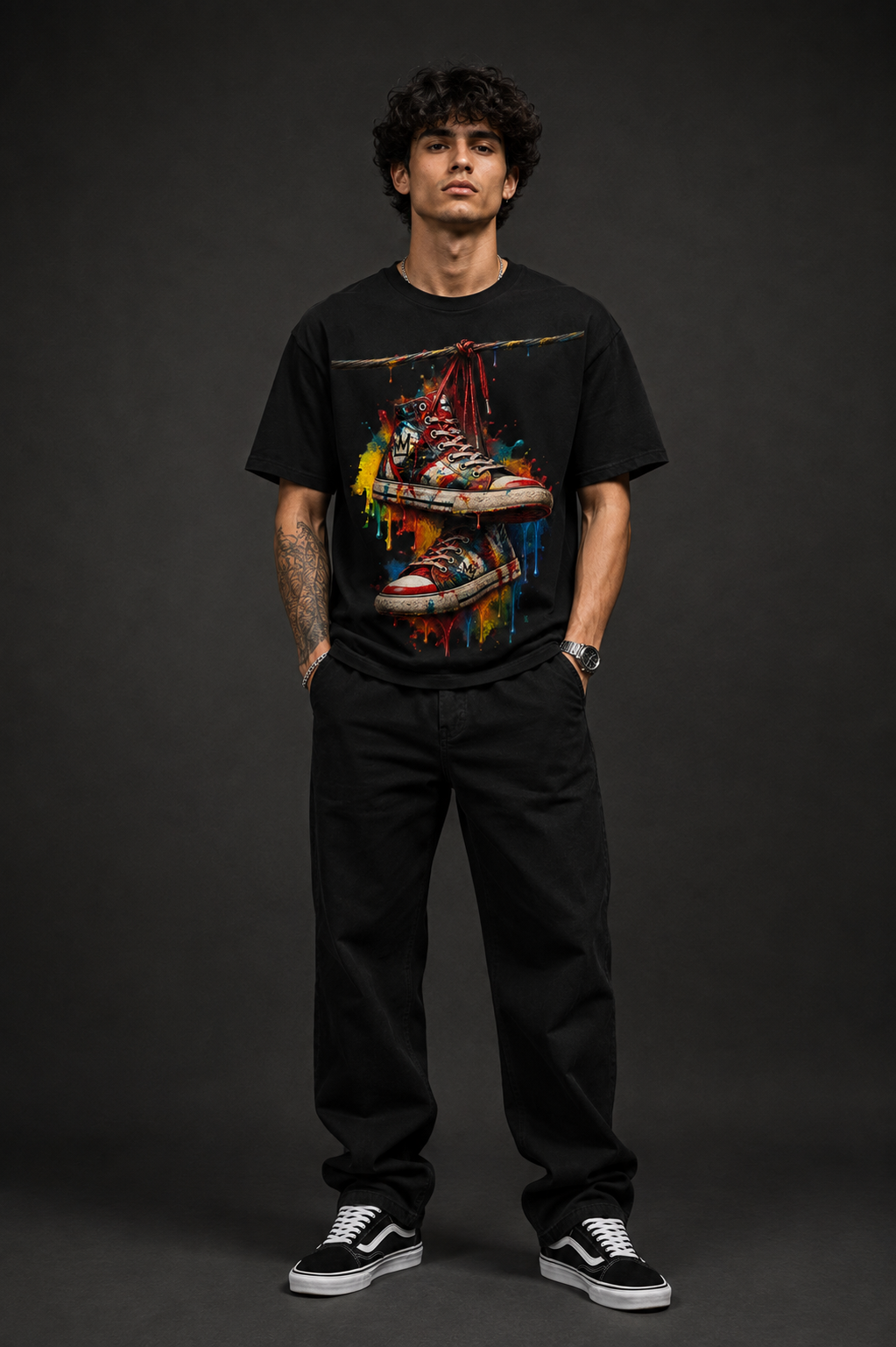 Graffiti Sneakers T-shirt