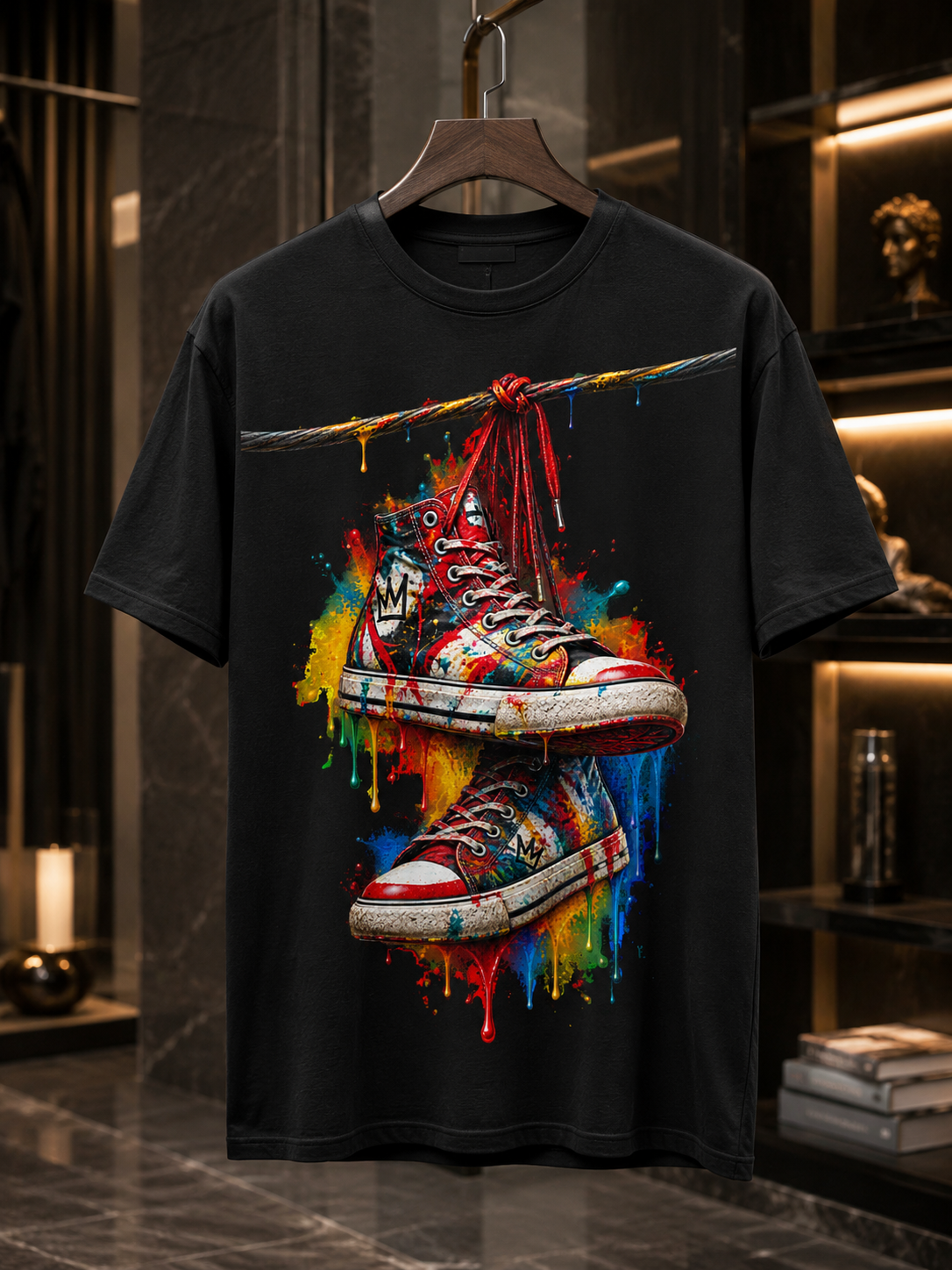 Graffiti Sneakers T-shirt