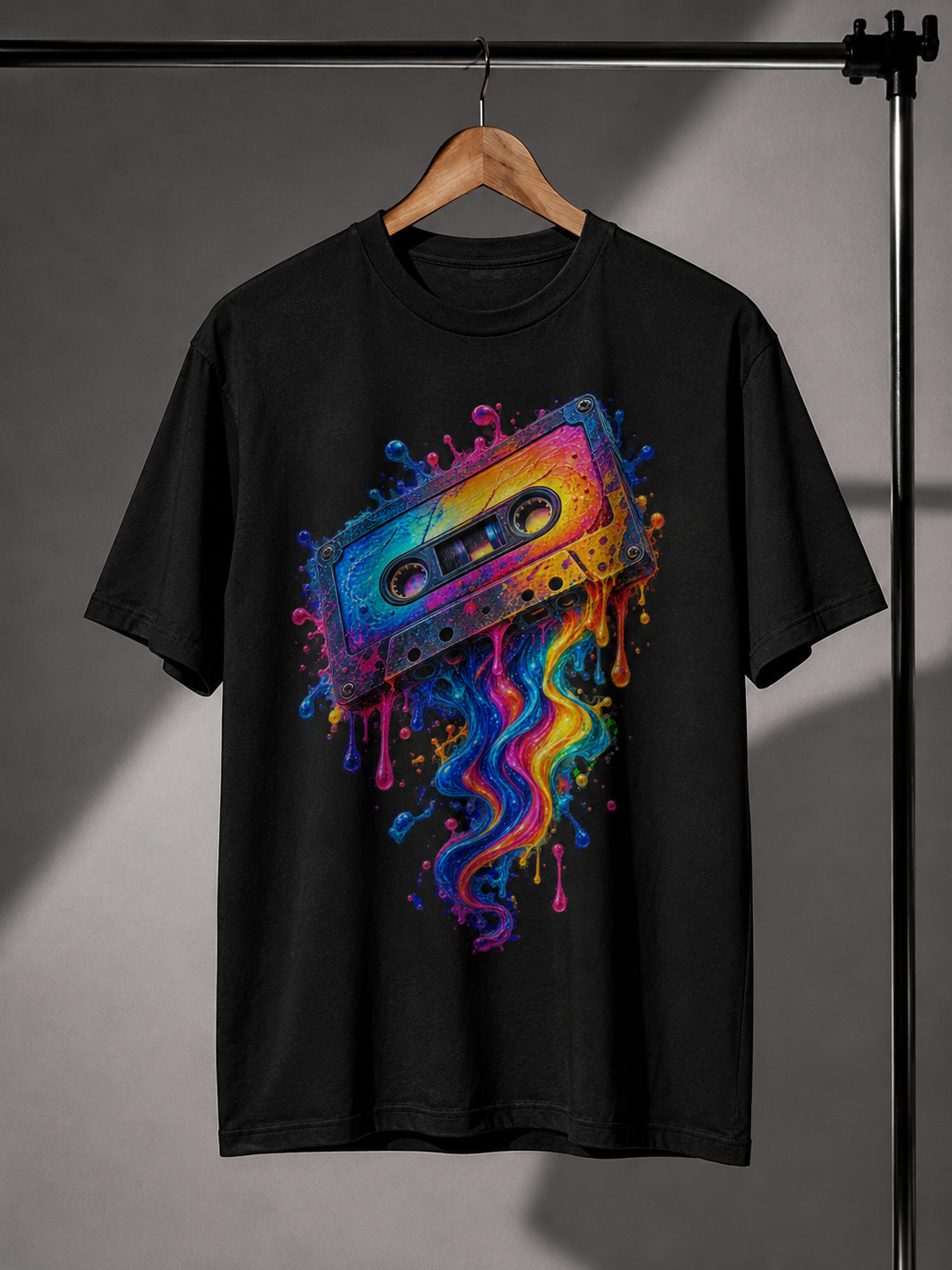 Neon Cassette Explosion T-shirt