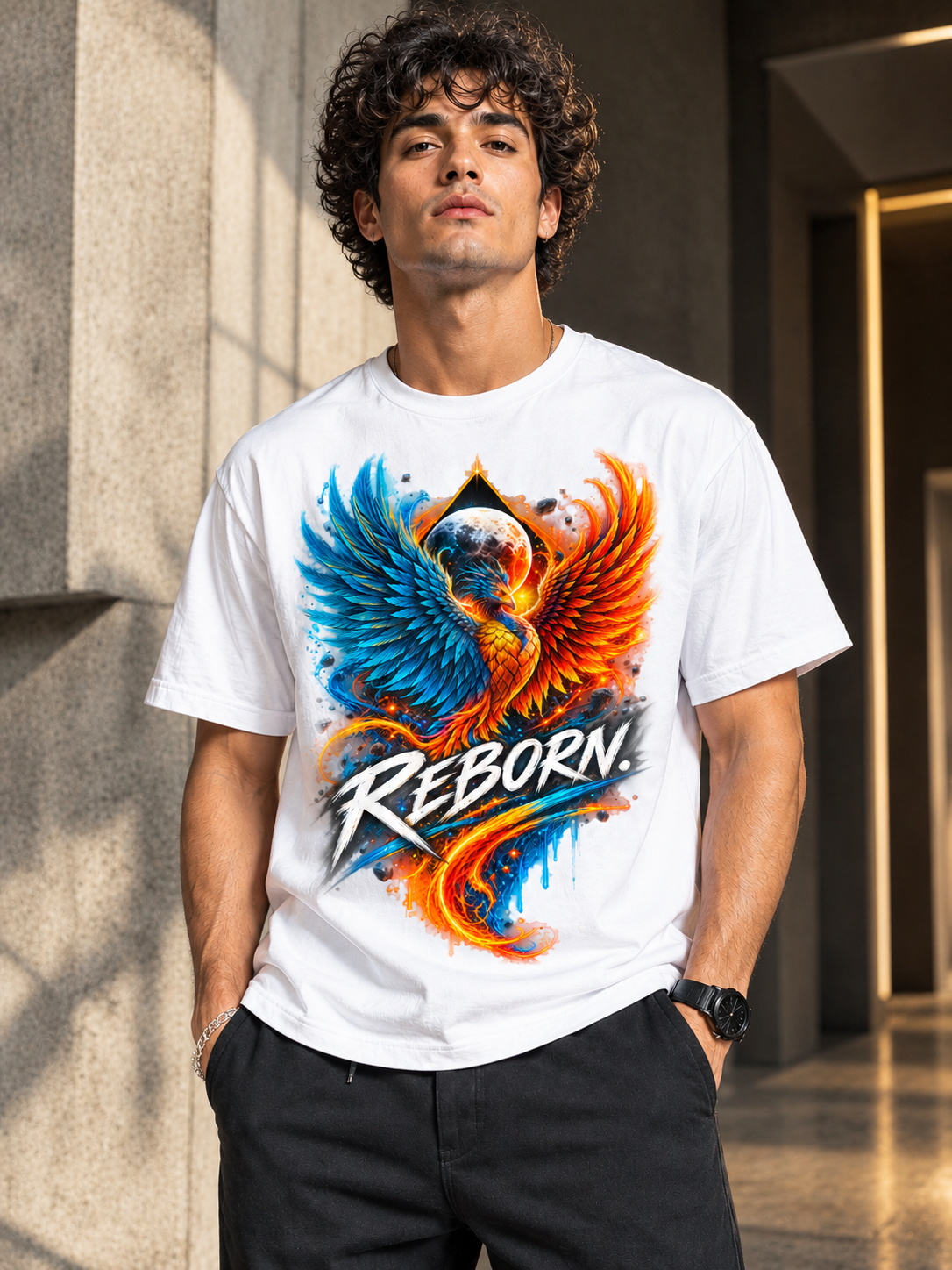 Reborn Phoenix Graphic T-Shirt