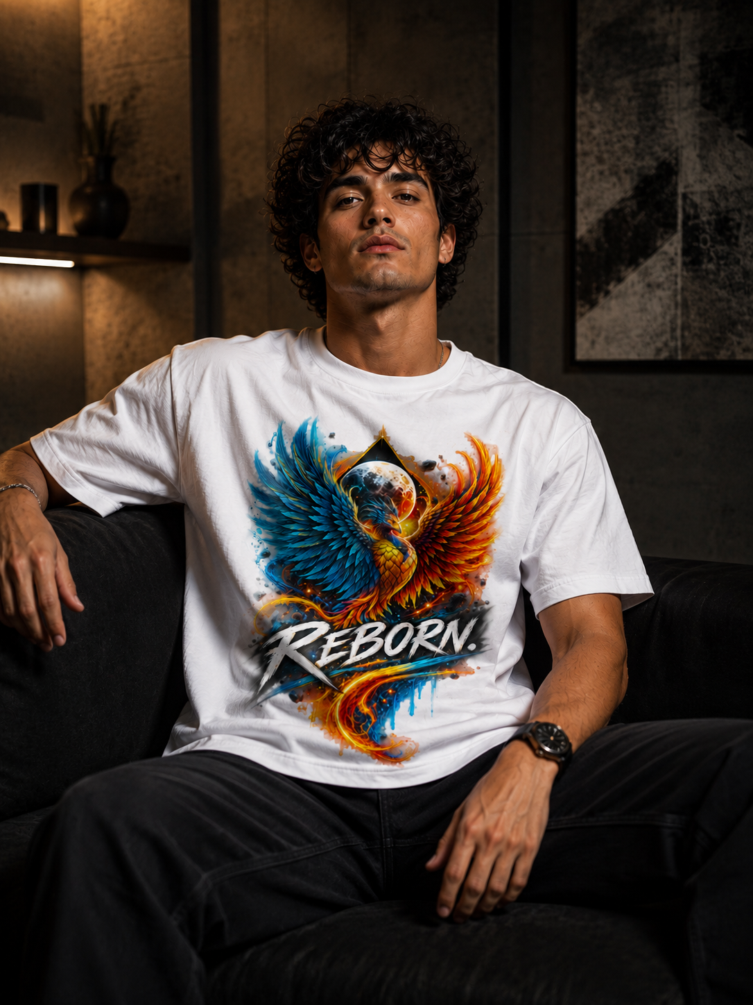 Reborn Phoenix Graphic T-Shirt