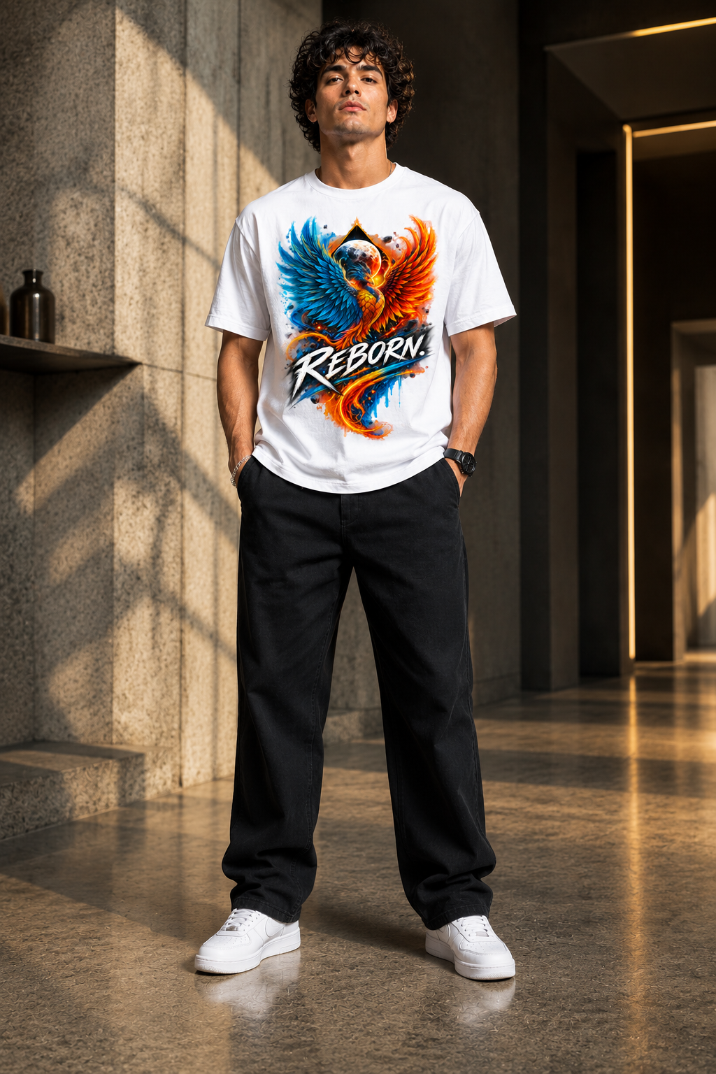 Reborn Phoenix Graphic T-Shirt